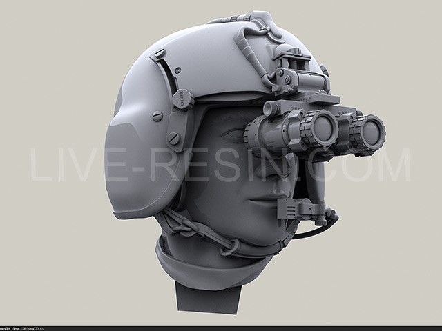 LRE35255 Очки ночного видения ANVIS-9 Aviator Night Vision Goggles для шлема HGU/56P