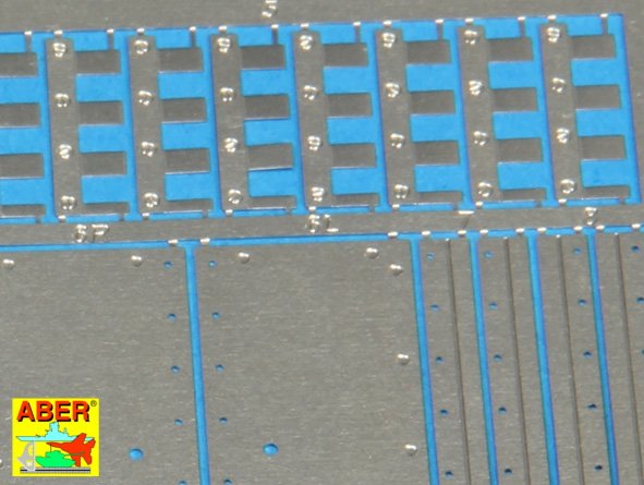 ABR-16-051  Дополнения для  Rear fenders for Tiger I, Ausf.E – (Late version) для Tamiya 1/16