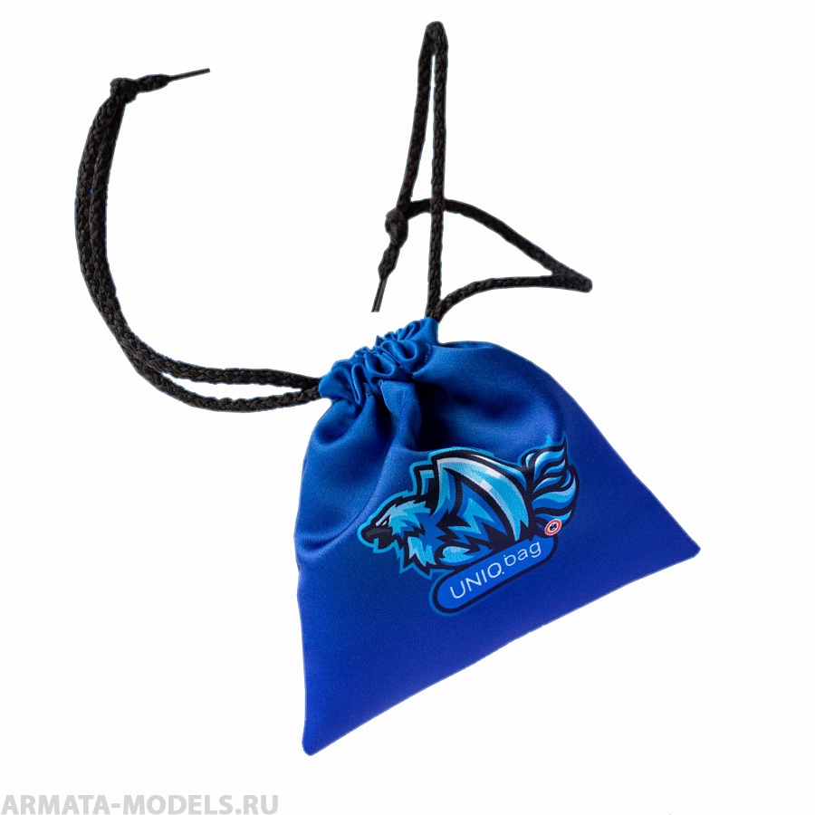 1172 Тканевый мешок с печатью (синий)