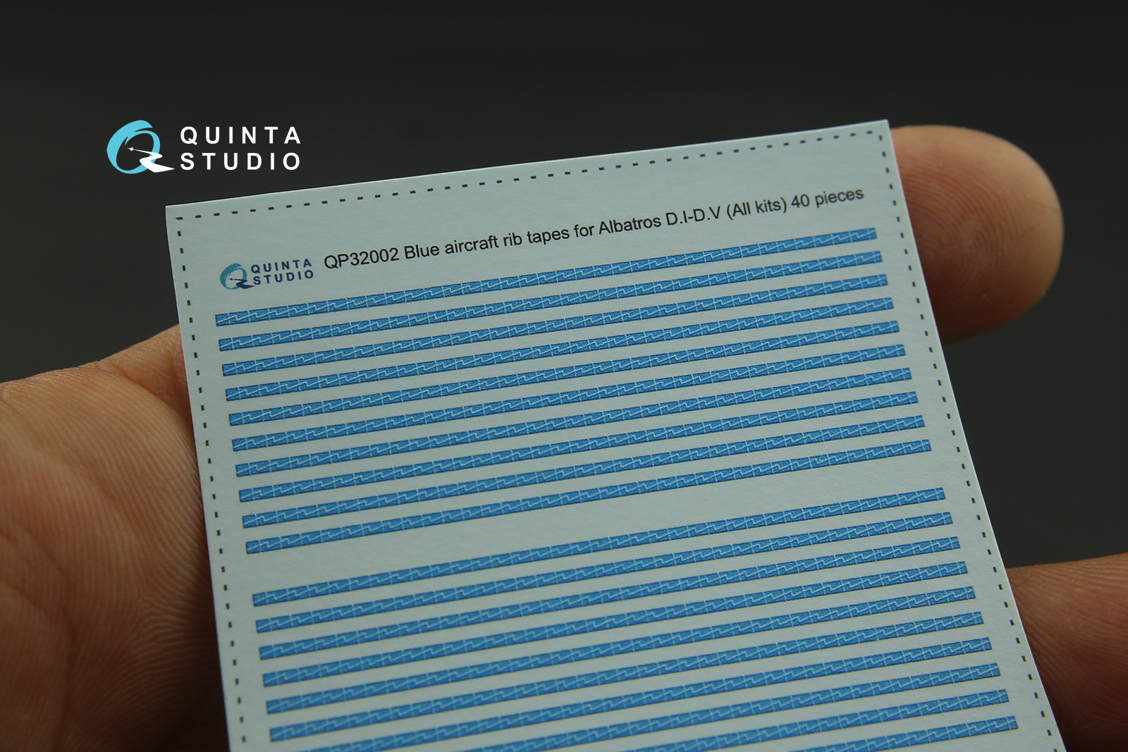 QP32002 Голубые киперные ленты для Albatros D.I-D.V (для любых моделей)