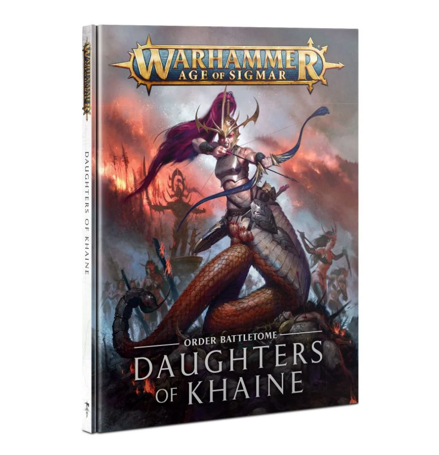 85-05GW Боевой Том. Дочери Кхейна (Battletome Daughters of Khaine (HB, Eng))