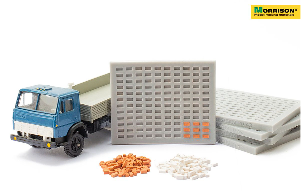 300-fkir-43 Силиконовая форма для мини кирпичиков М 1/43 (на 120 штук)