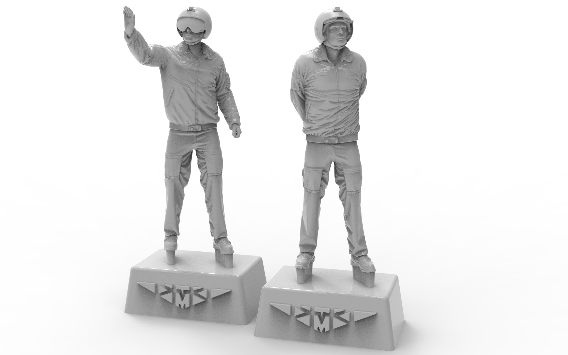 48523-2-1TMP Пилоты ВКС РФ набор №8-2 (2шт) Temp Models