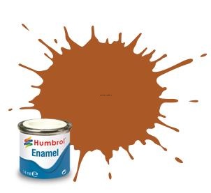 AA0103 Краска эмалевая No 9 Желтовато-коричневый - Глянцевый - Tinlet No 1 (14ml)