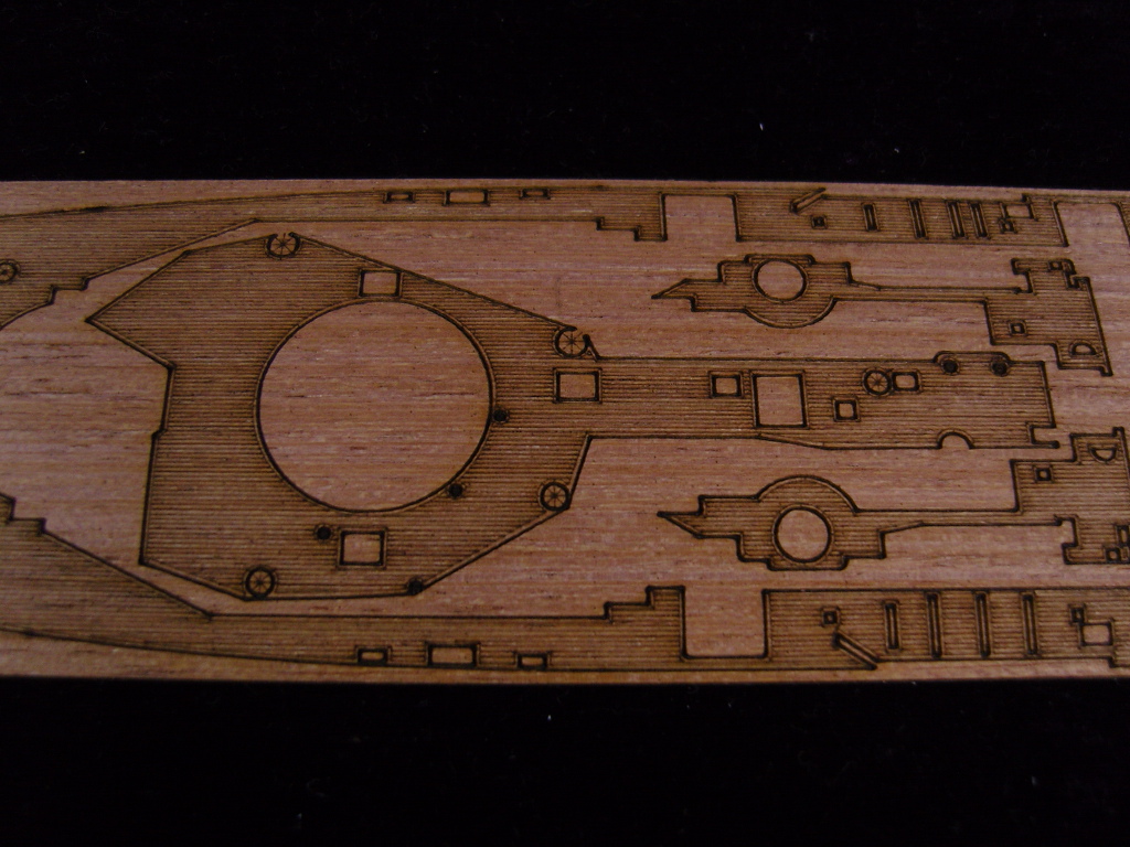 AW20071 Деревянная палуба для US Battleship BB-63 Missouri 1991