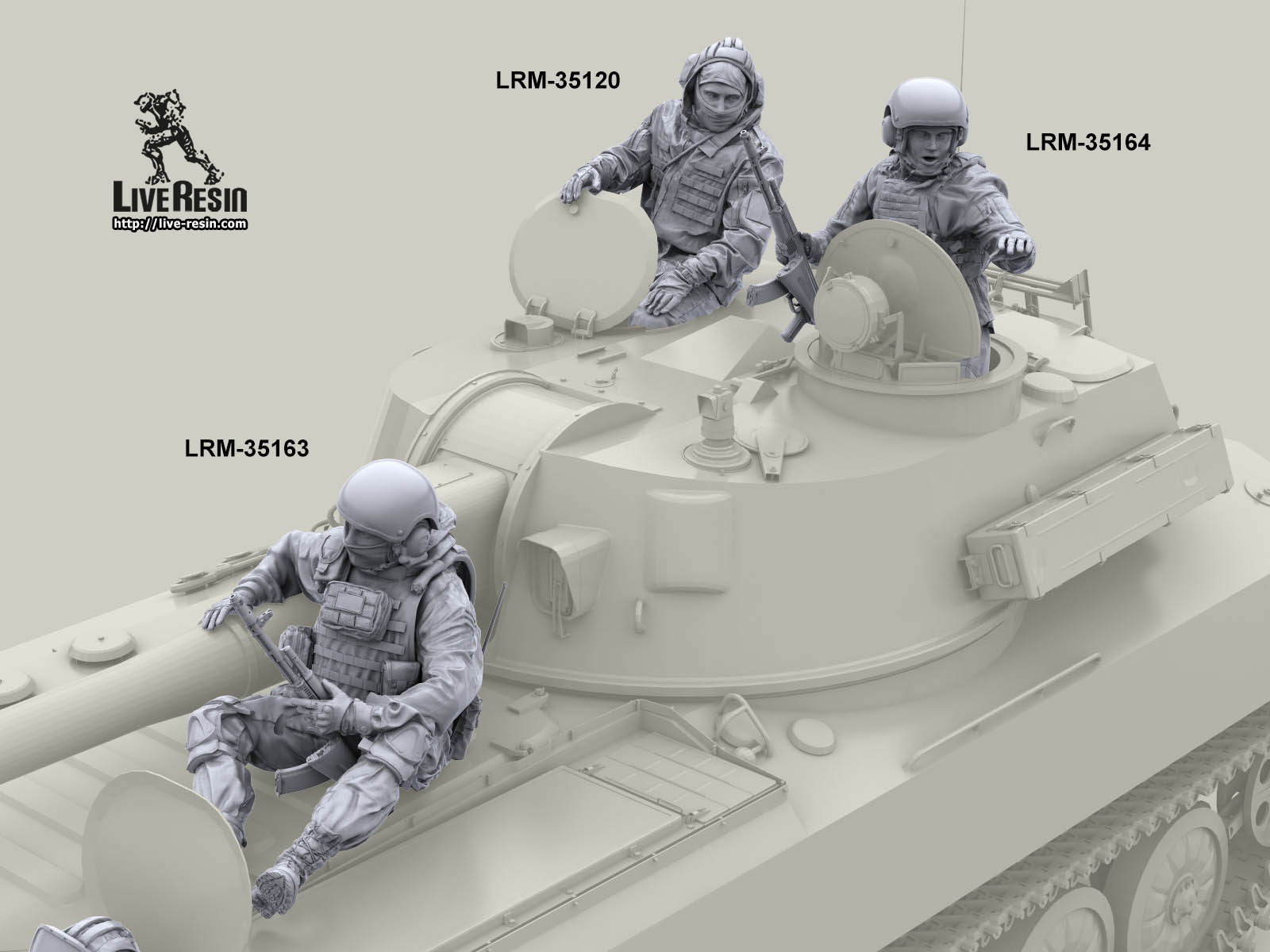 LRM35164 Член экипажа самоходной артиллерийской установки - 2 Live Resin