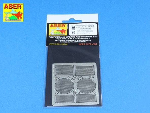 ABR-25-005  Дополнения для  Grilles for  Jagdpanther для Tamiya, Academy 1/25