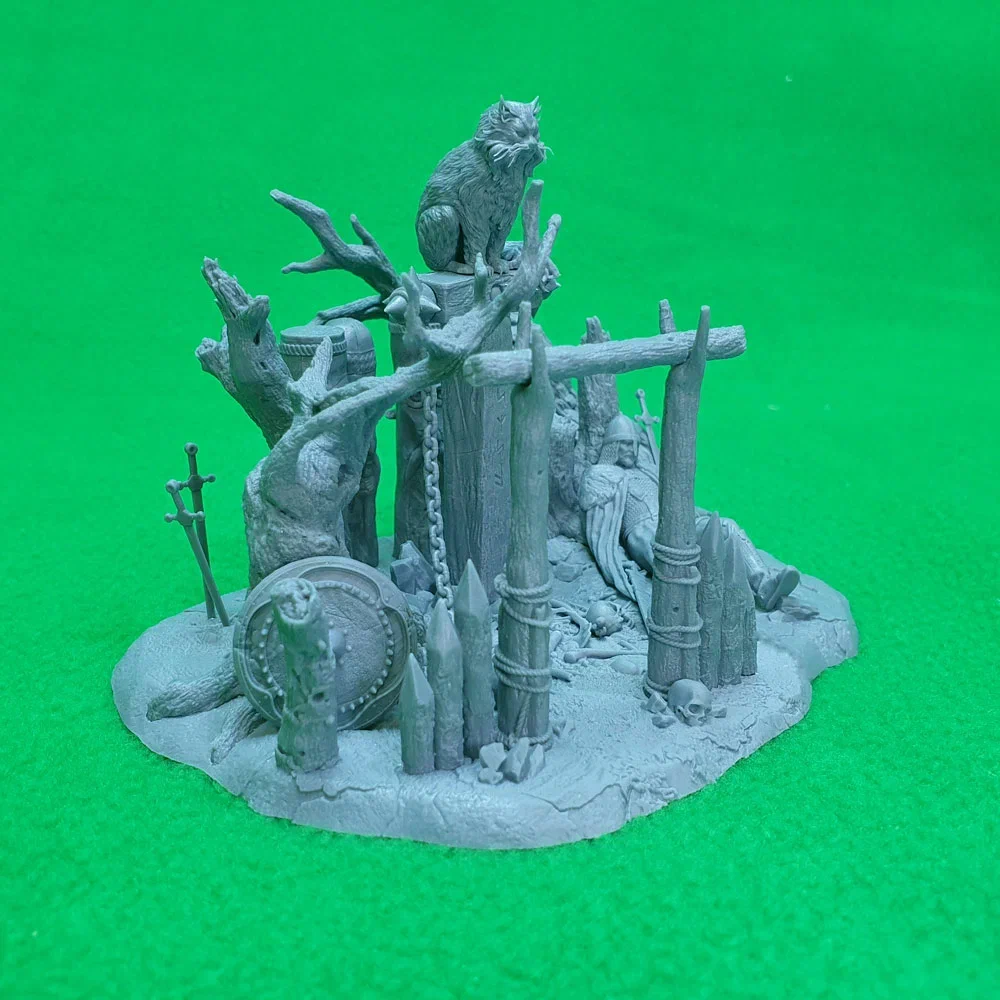 6037 миниатюра "Кот Баюн" масштаб 1:35 СВ Модель