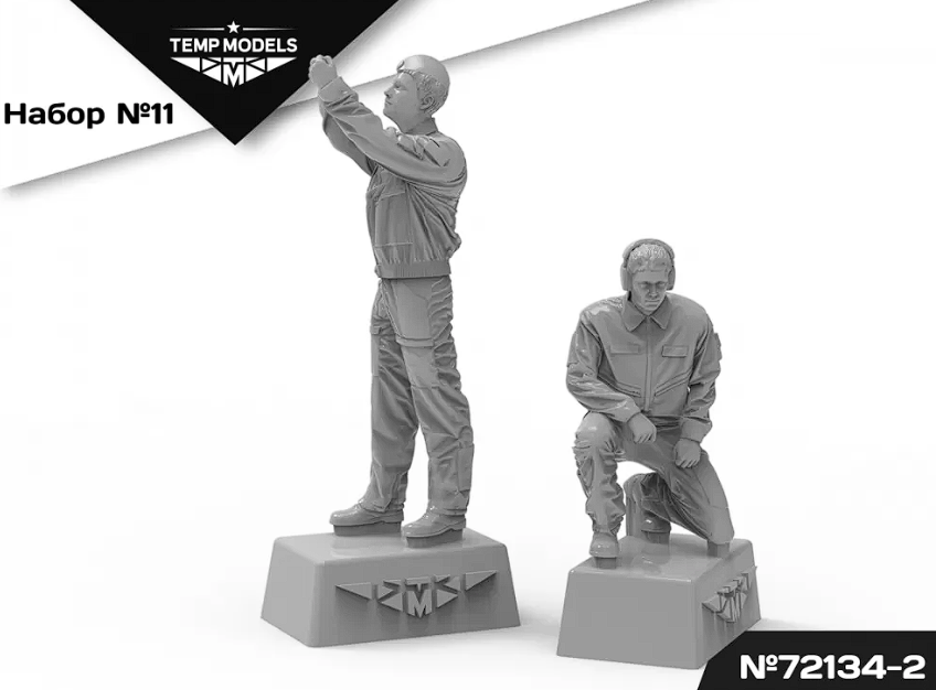 72134-2TMP Техники ВМС РФ. Набор No. 11-2 1/72 Temp Models