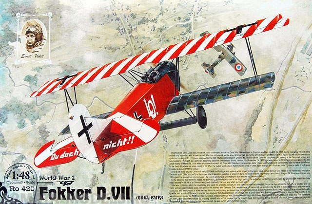 Rod420 Самолёт FOKKER D.VII (OAW-EARLY) Roden