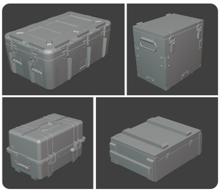 HE-72156 Миниатюра ящики Hobby Expert