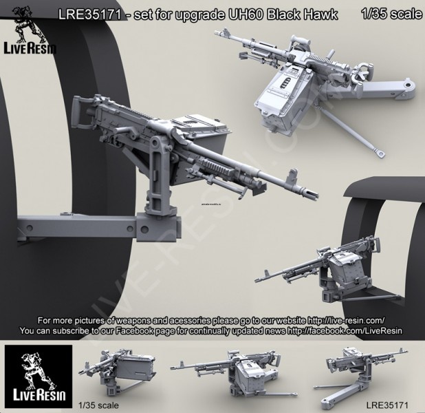 LRE35171 Пулеметная установка M240H фирмы Dillon Aero в проем окна вертолета UH60 Блэк Хок.