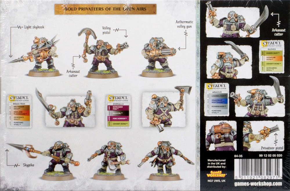 84-35GW Набор Владыки Харадрона. Компания Арканавтов (Kharadron Overlords Arkanaut Company)