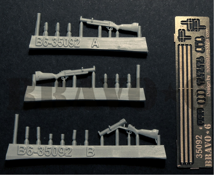 B6-35092 Миниатюра с фототравлением M79 Thumper