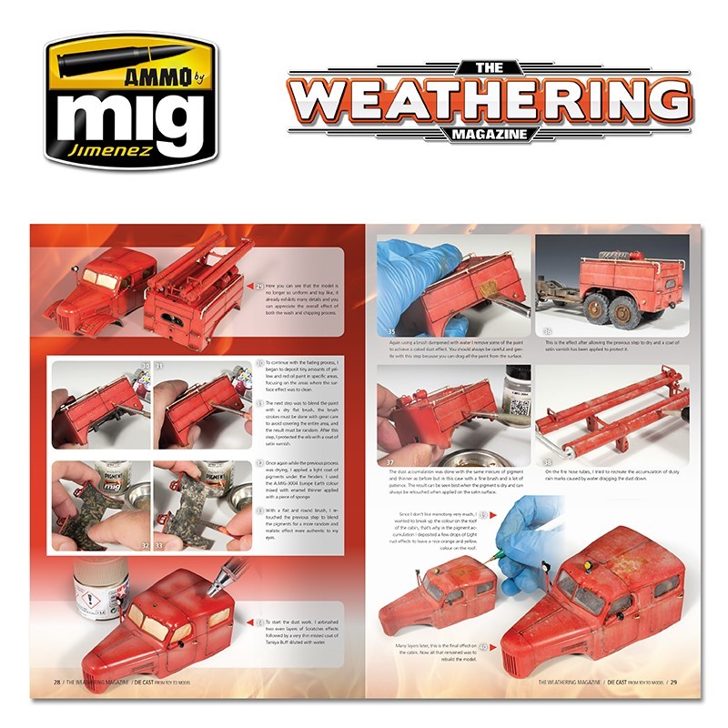 AMIG4772 Ammo Mig Журнал Weathering на русском языке выпуск №  23  ISSUE 23. DIE CAST: FROM TOY TO MODEL (Russian)