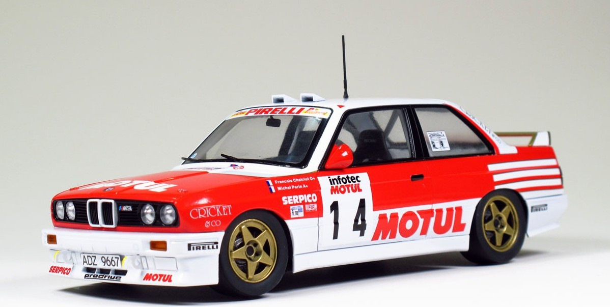 B24016 BMW M3 E30 1989 Tour De Corse Rally Version Aoshima