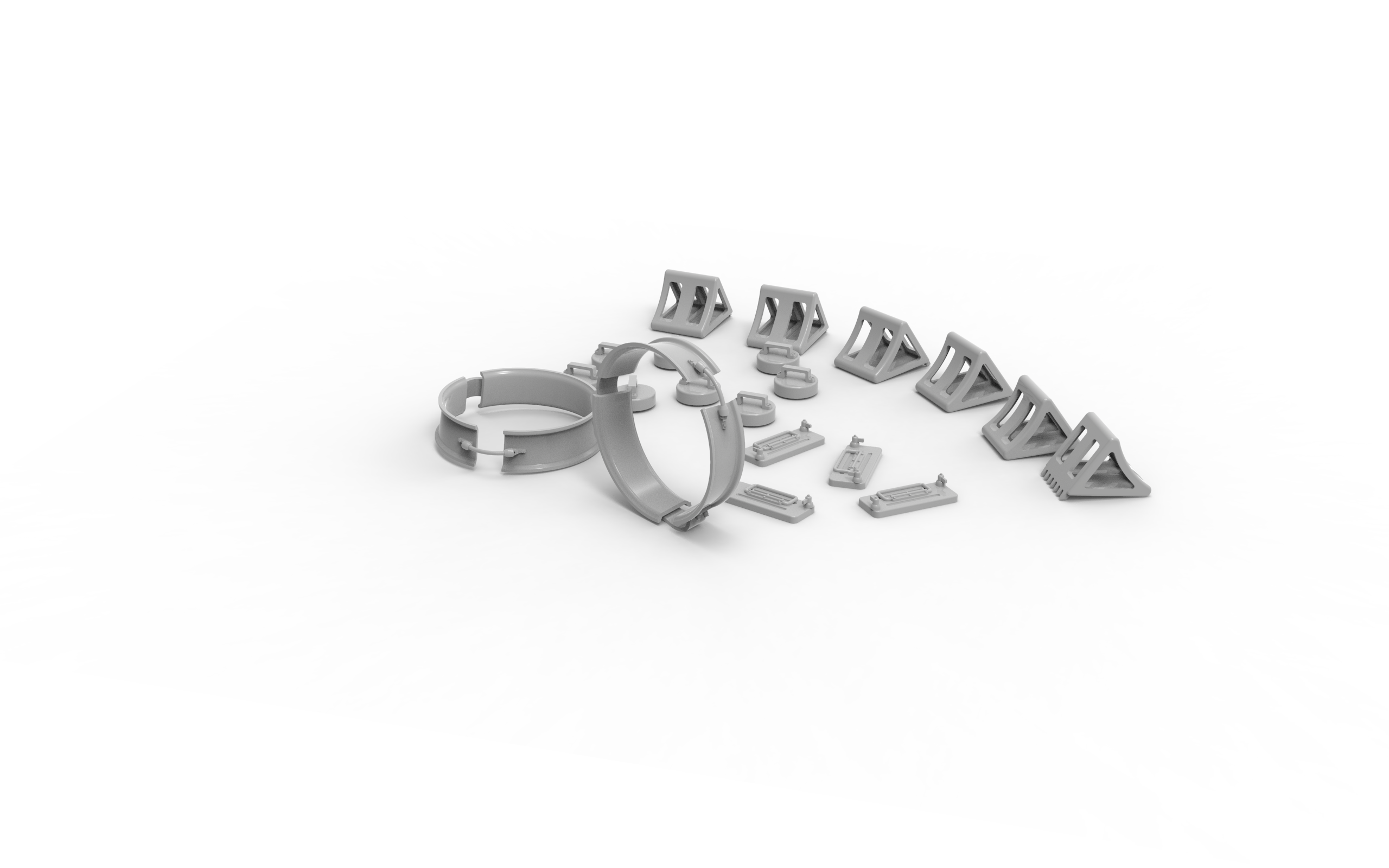 48522-1TMP Миниатюра Набор заглушек и колодок КА-52 Temp Models