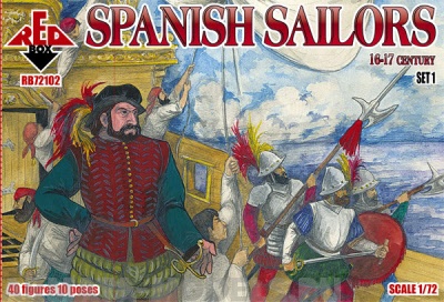 RB72102 Фигуры Spanish Sailors 16-17 century Red Box