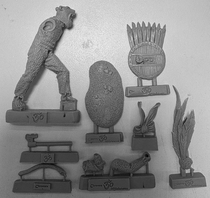 CHM-54059. Ацтекский воин - 'Ягуар', XIV-XVI века. 54 мм. Материал – смола. Chronos Miniatures