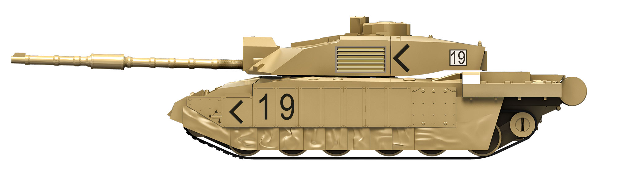 J6010 QUICKBUILD Challenger Tank  Airfix