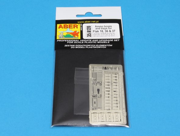 ABR-35-A120  Дополнения для  Ammo boxes and trays for Flak 18; 36 & 37 для любых моделей 1/35