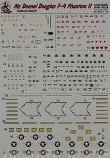 PS48-031 Декаль F-15E Ч2