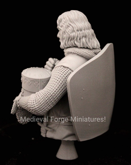 A-048 Бюст Ричард Львиное сердце Medieval Forge Miniatures