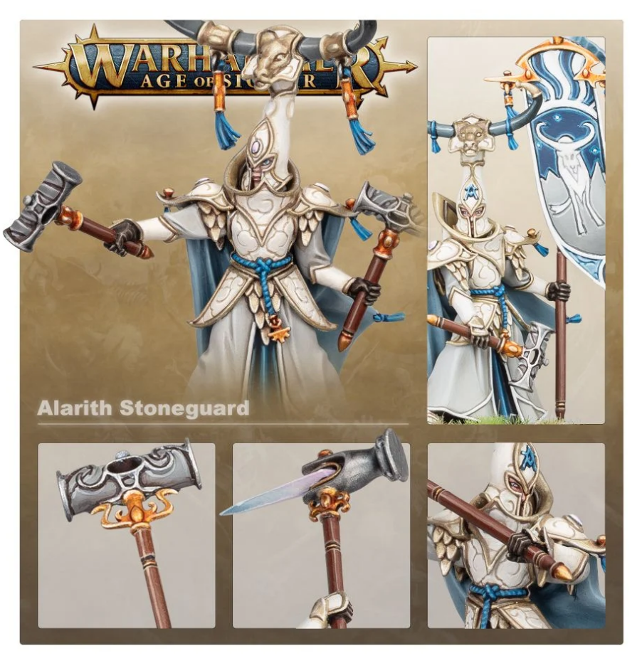 87-54GW Набор Люминеты, Повелители Владений. Каменные Стражи Аларита (Lumineth Realm-Lords: Alarith Stoneguard)