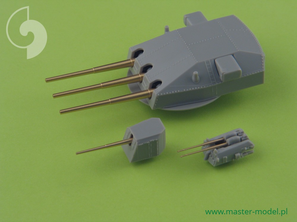 SM-350-044 Вооружение Admiral Graf Spee - стволы 280мм (6шт), 150мм (8шт), 105мм (6шт)