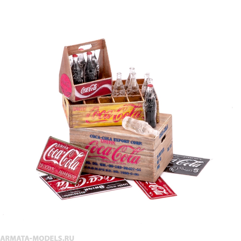 S-239.1 Coca-Cola в бутылках, 1916-1957,  размер L MiniWarPaint