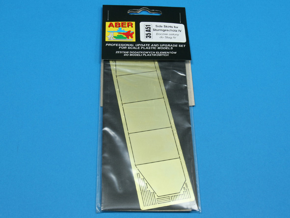 ABR-35-A51  Дополнения для  Side skirts for Sturmgeschutz IV для  1/35