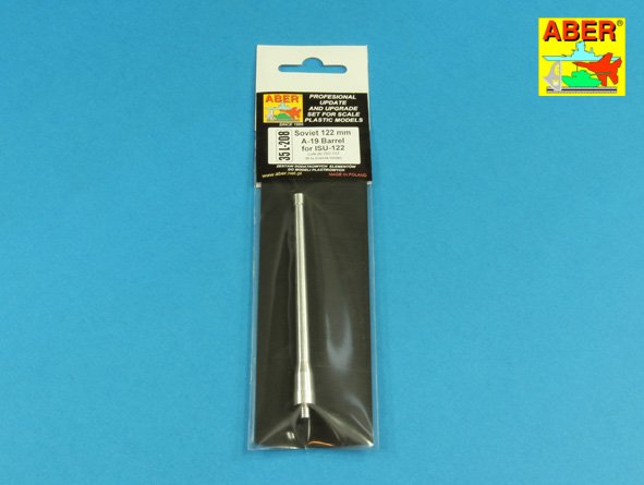 ABR-35-L-208  Дополнения для  Soviet 122 mm A-19 Barrel for ISU-122 для Zvezda 1/35