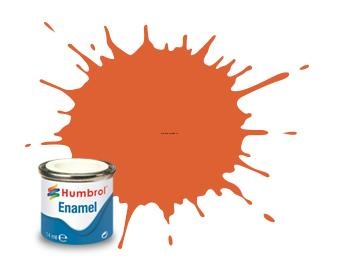 AA0905 Краска эмалевая No 82 Оранжевый кант - Матовый - Tinlet No 1 (14ml)