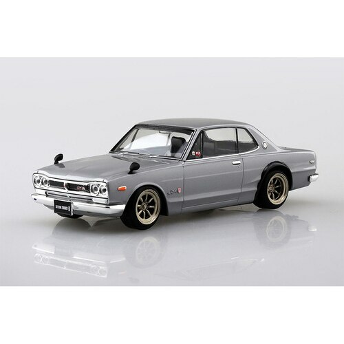 06470 Nissan Skylline 2000 GT-R Custom Wheel (Silver) Aoshima