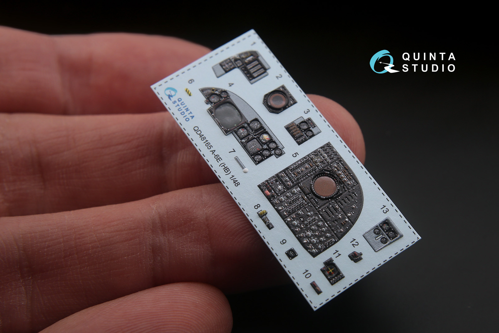 QD48165 3D Декаль интерьера кабины A-6E Intruder (для модели HobbyBoss)