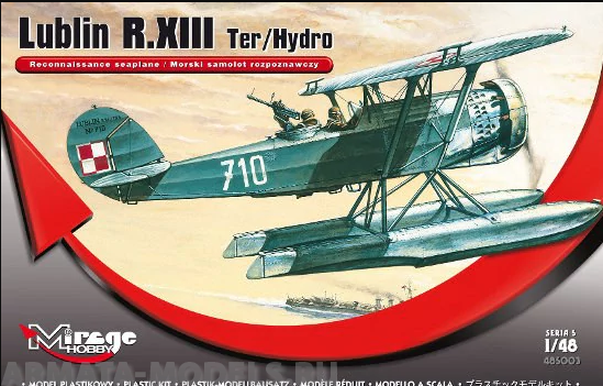485003 Самолёт Lublin R.XIII Ter/hydro Mirage Hobby