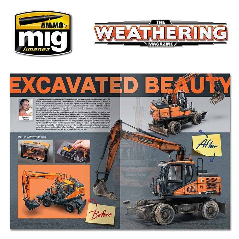 AMIG4772 Ammo Mig Журнал Weathering на русском языке выпуск №  23  ISSUE 23. DIE CAST: FROM TOY TO MODEL (Russian)