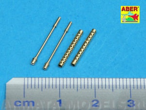 ABR-35-L-82  Дополнения для  Set of 2 Turned U.S barrels for Browning  M-1919 A4 with one part muzzle для любых моделей 1/35