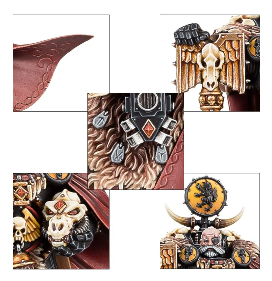 53-17GW Набор Космические Волки. Ульрик Убийца  (Space Wolves Ulrik the Slayer)