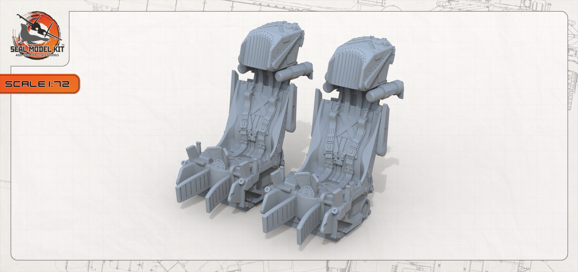 smk72014  "Кресла К-36Д для Т-4 Сотка" (2шт) (Не для свободной продажи)