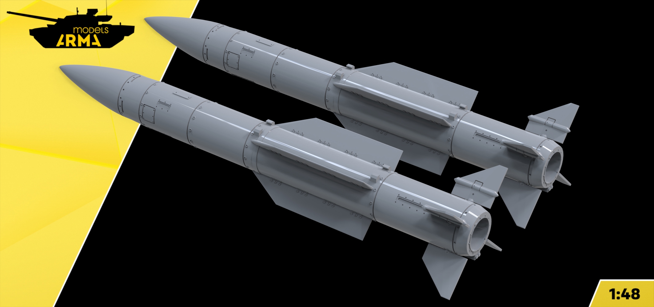 AM48373 Ракеты Р-37М 2шт (Не для свободной продажи) Arma Models