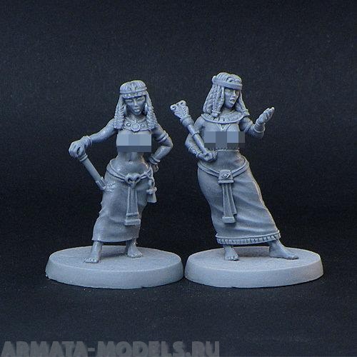BV-eg-noble Игровая миниатюра  2 egyptian girls  2 египетских девушек BROTHER VINNI's