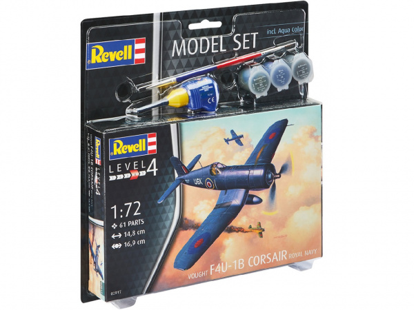 63917 Набор Палубный истребитель FAU-1B Corsair Royal Navy Revell