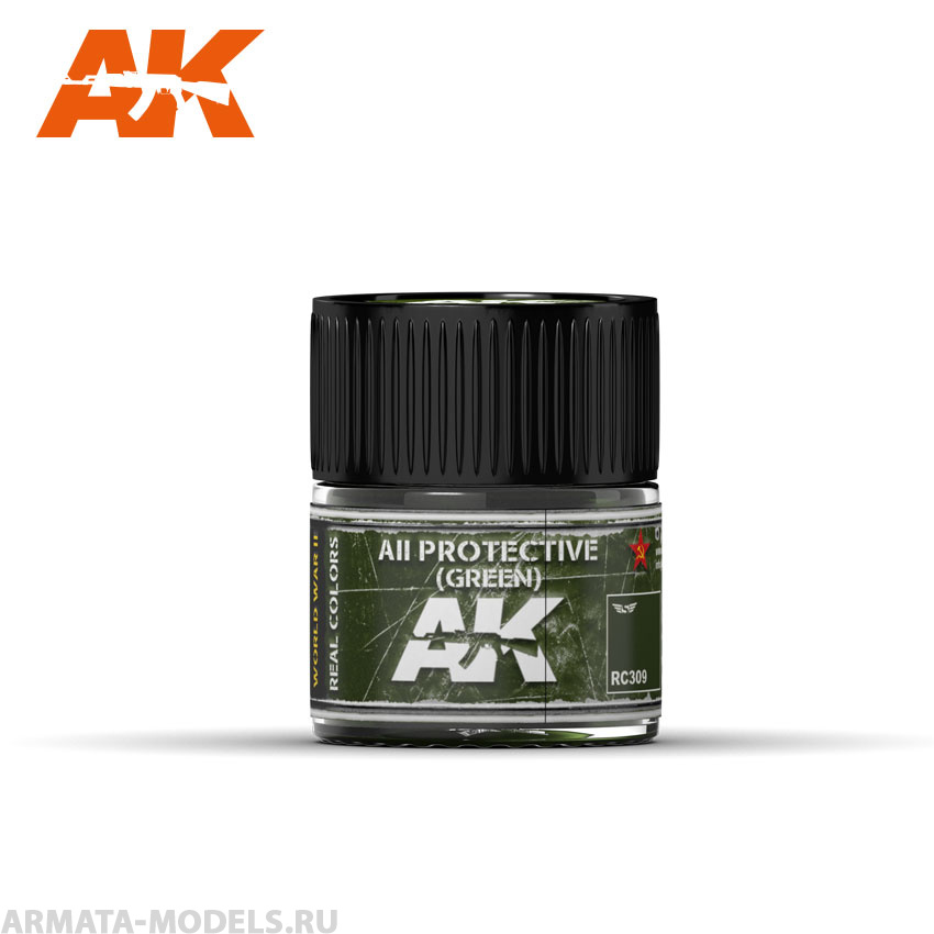 RC309 Краска Real Colors AII Green 10ml