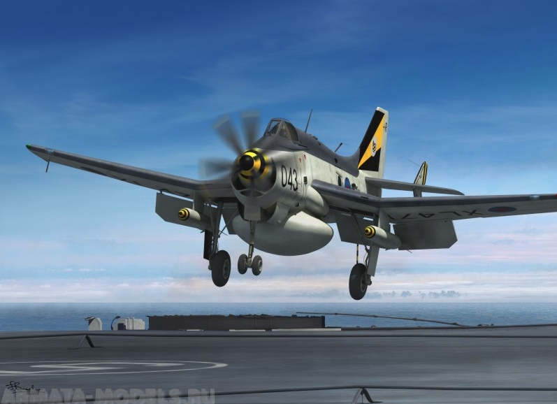 SW72088 Самолет Gannet A.E.W.3 (Sword) 1/72 Sword