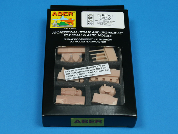 ABR-35 120  Дополнения для   Pz.Kpfw. I Ausf A. Interior – Vol 3 additional set для Tristar 1/35