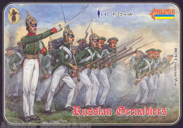 72039ST Фигуры Crimean Russian Grenadiers Strelets
