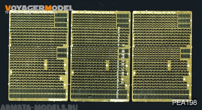 PEA198 Набор фототравления для 1/35 Modern US AFV Rack Buckles for Belts (For All)