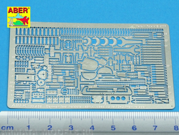 ABR-35-A98  Дополнения для  German tool holders-early used up to 1943 (new release) для  1/35