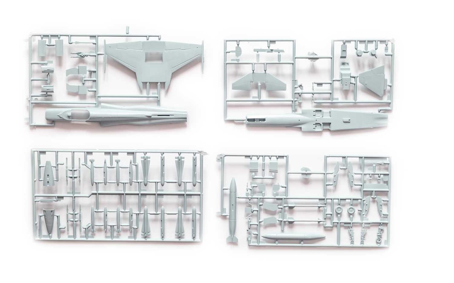 A00502 Сборная модель самолета Top Gun F5-E Tiger II THE MIG Airfix